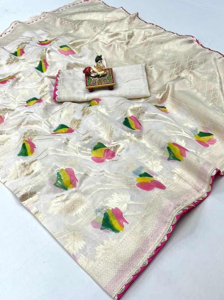 Khaddi Silk Kashmiri Saree